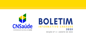 Boletim informativo CNSáude 2025 Agosto